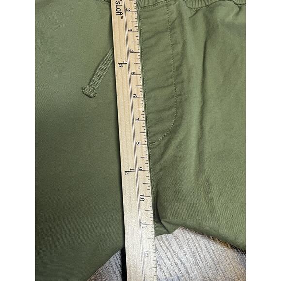 Inkerman Pants Mens 30 Olive Green Elastic Waist Drawstring Chino Stretch Casual - Picture 9 of 10